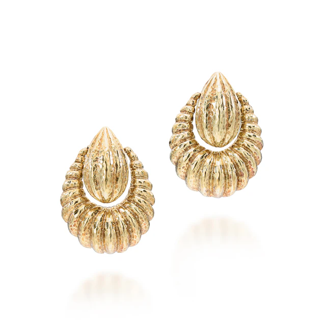 A Pair of Gold Ear Clips