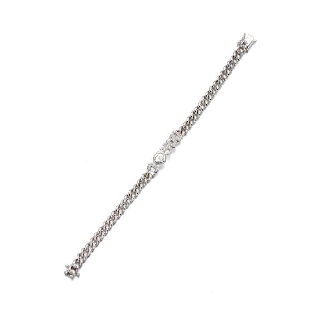 A Diamond and White Gold 'Happy Diamonds' Bracelet, Chopard