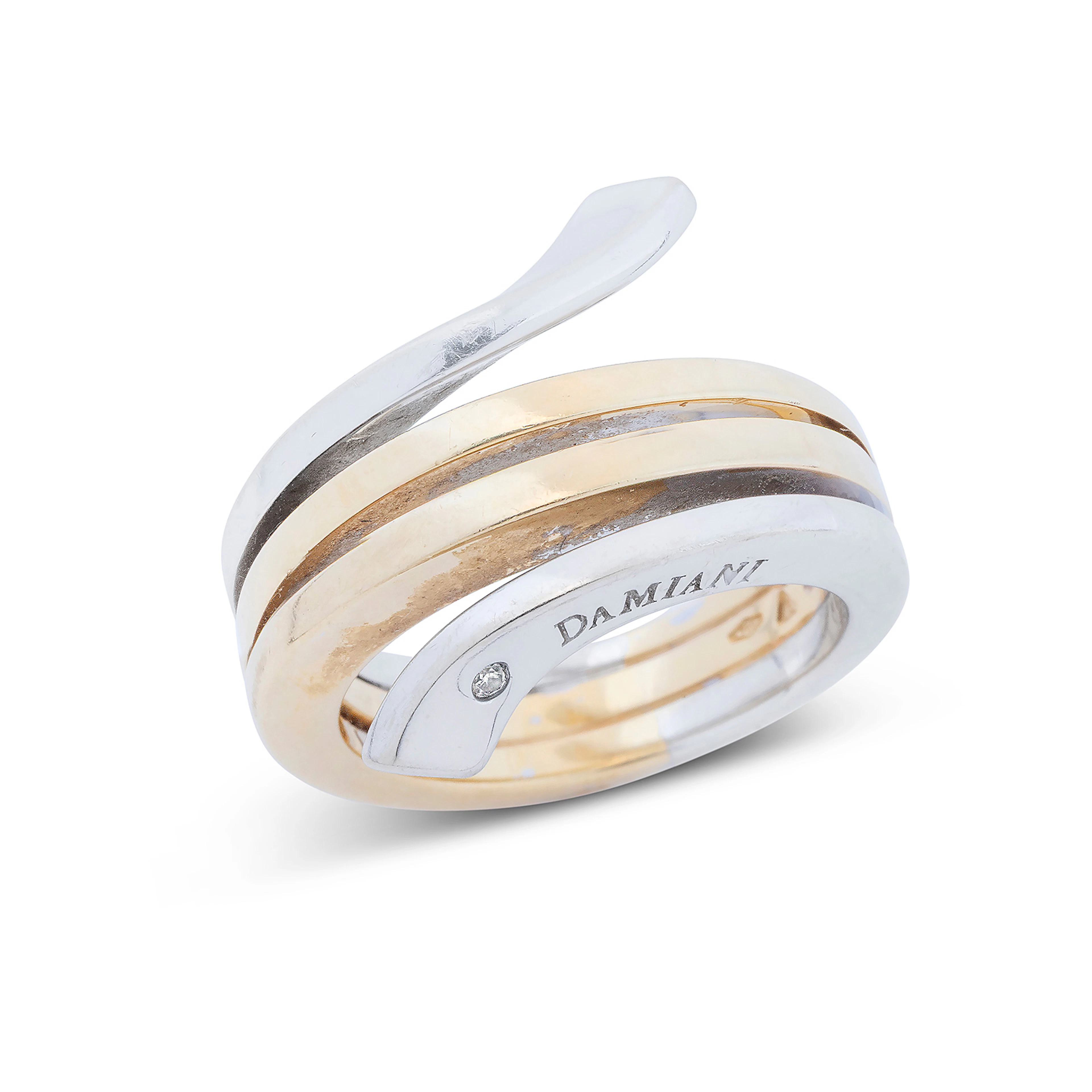 Diamond and Two-Tone Gold 'Eden' Ring, Damiani