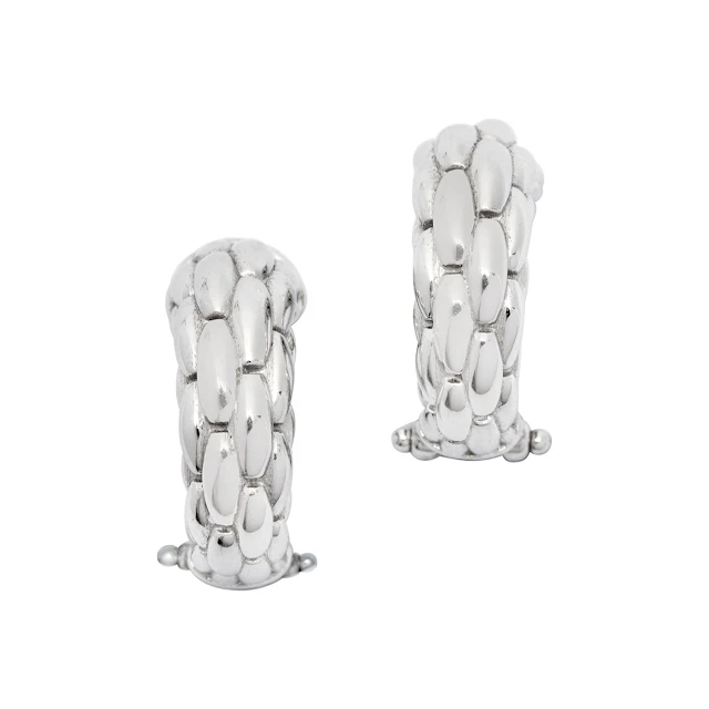 No Reserve | White Gold Ear Clips, Fope
