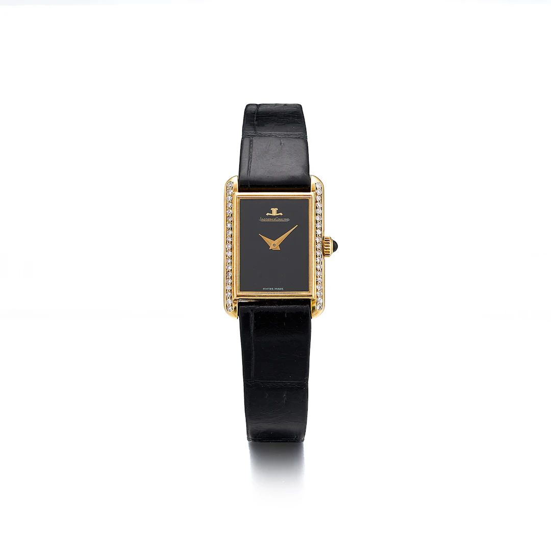 A Lady's Diamond and Gold Wristwatch, Ref. 6128.21, Jaeger-LeCoultre