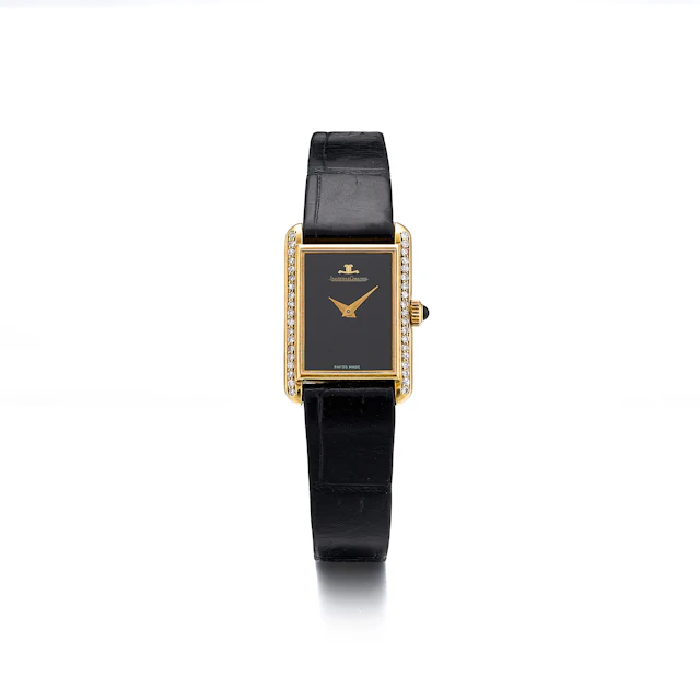 A Lady's Diamond and Gold Wristwatch, Ref. 6128.21, Jaeger-LeCoultre