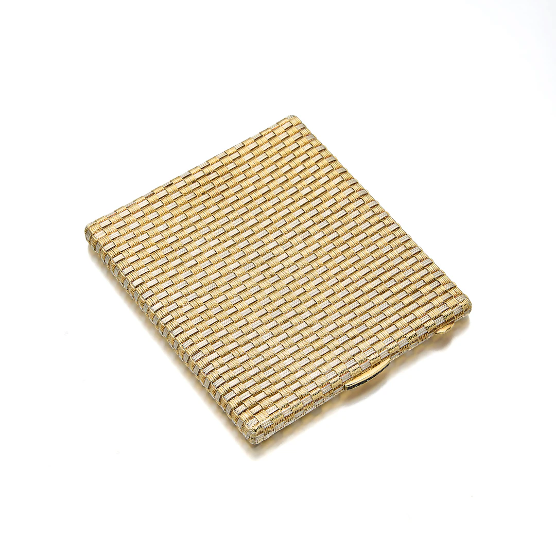 A Two-Tone Gold Case