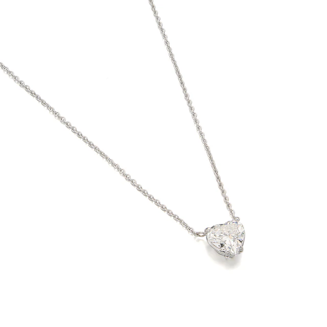 A Diamond and White Gold Necklace
