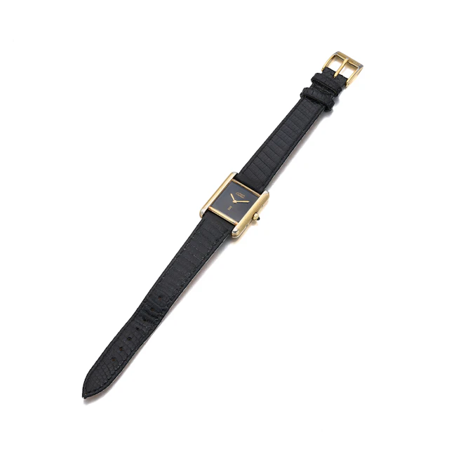 No Reserve | A Lady's Vermeil 'Tank' Wristwatch, Ref. 366001, Cartier