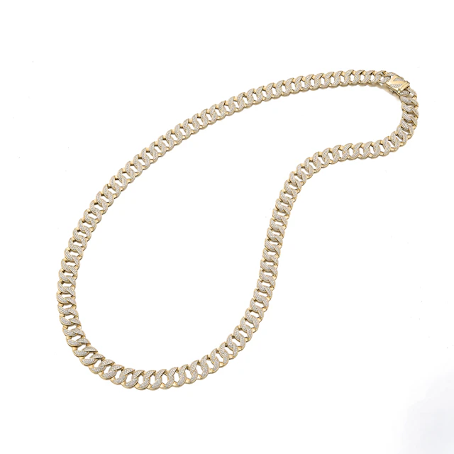 A Diamond and Gold Necklace