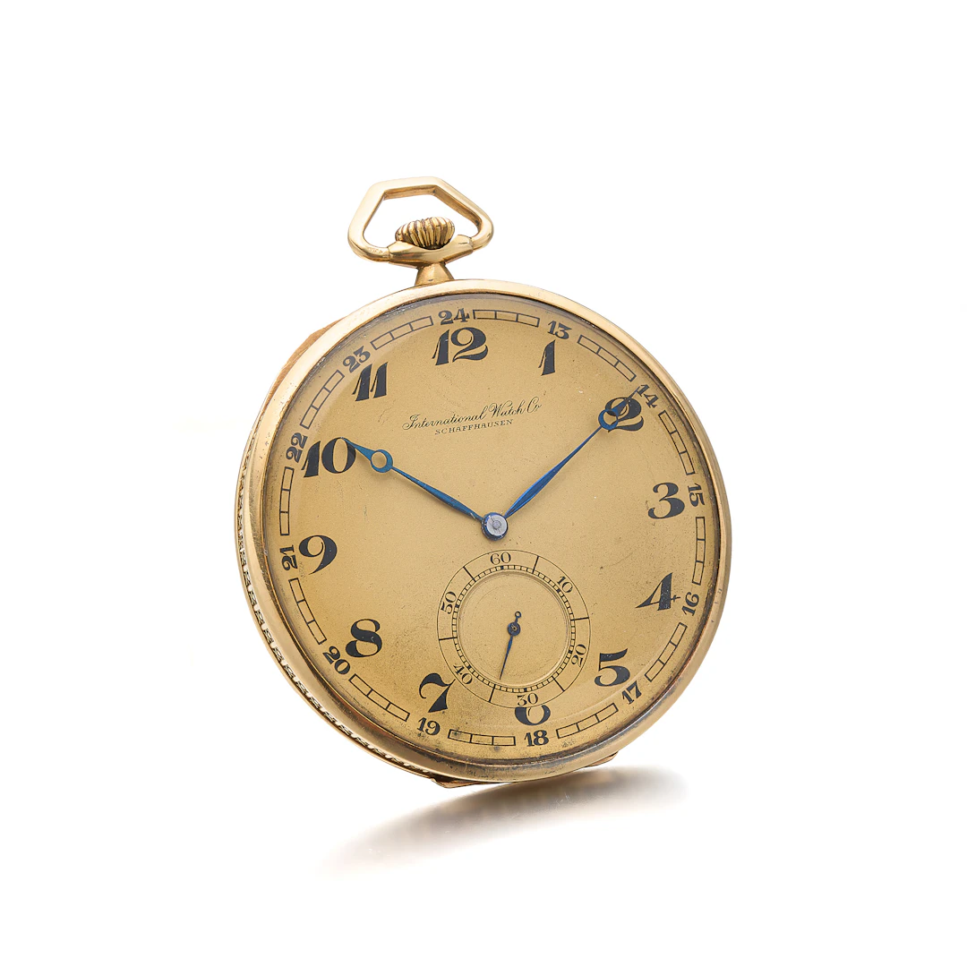 A Gold Pocket Watch, International Watch Co., circa 1925
