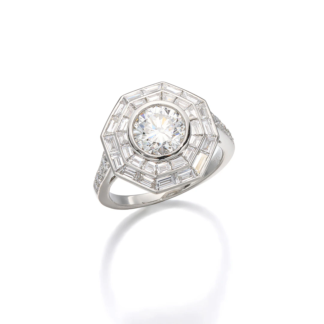 A Diamond and Platinum Ring, Tiffany & Co.
