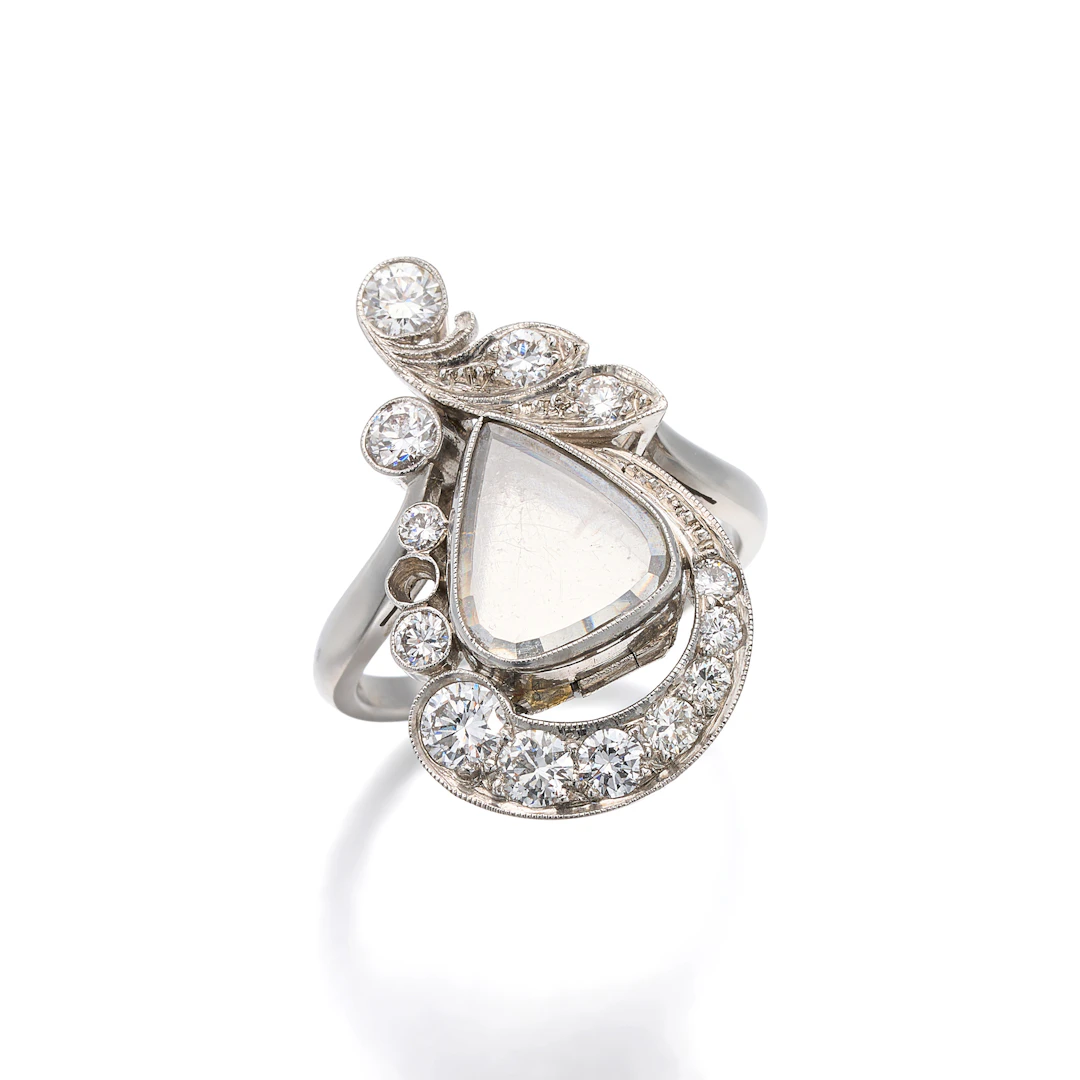 A Diamond and Platinum Ring