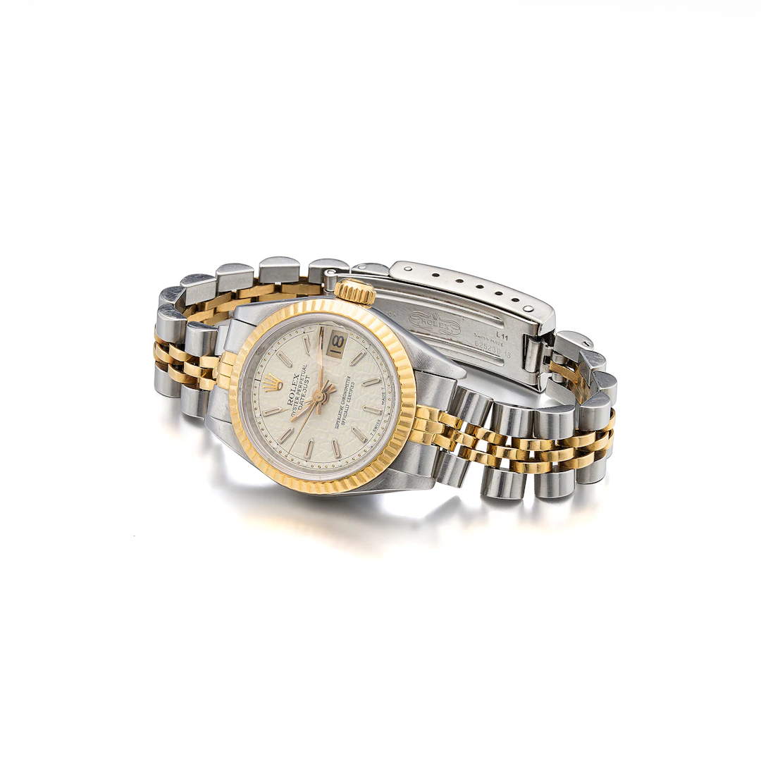 A Lady's Gold and Stainless Steel 'Datejust' Wristwatch, Ref. 69173