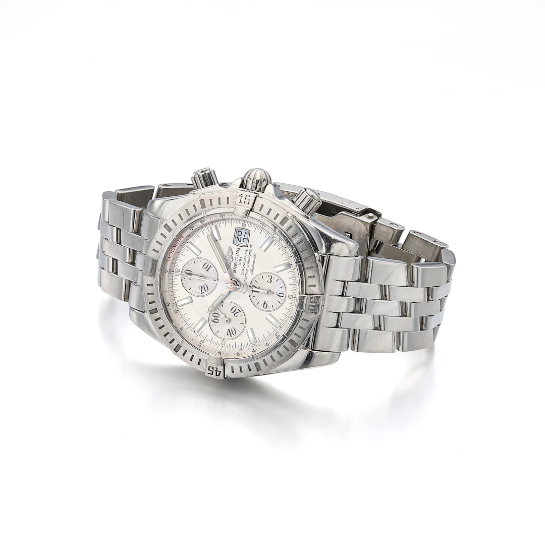 No Reserve | A Stainless Steel 'Chronomat Evolution' Chronograph Wristwatch