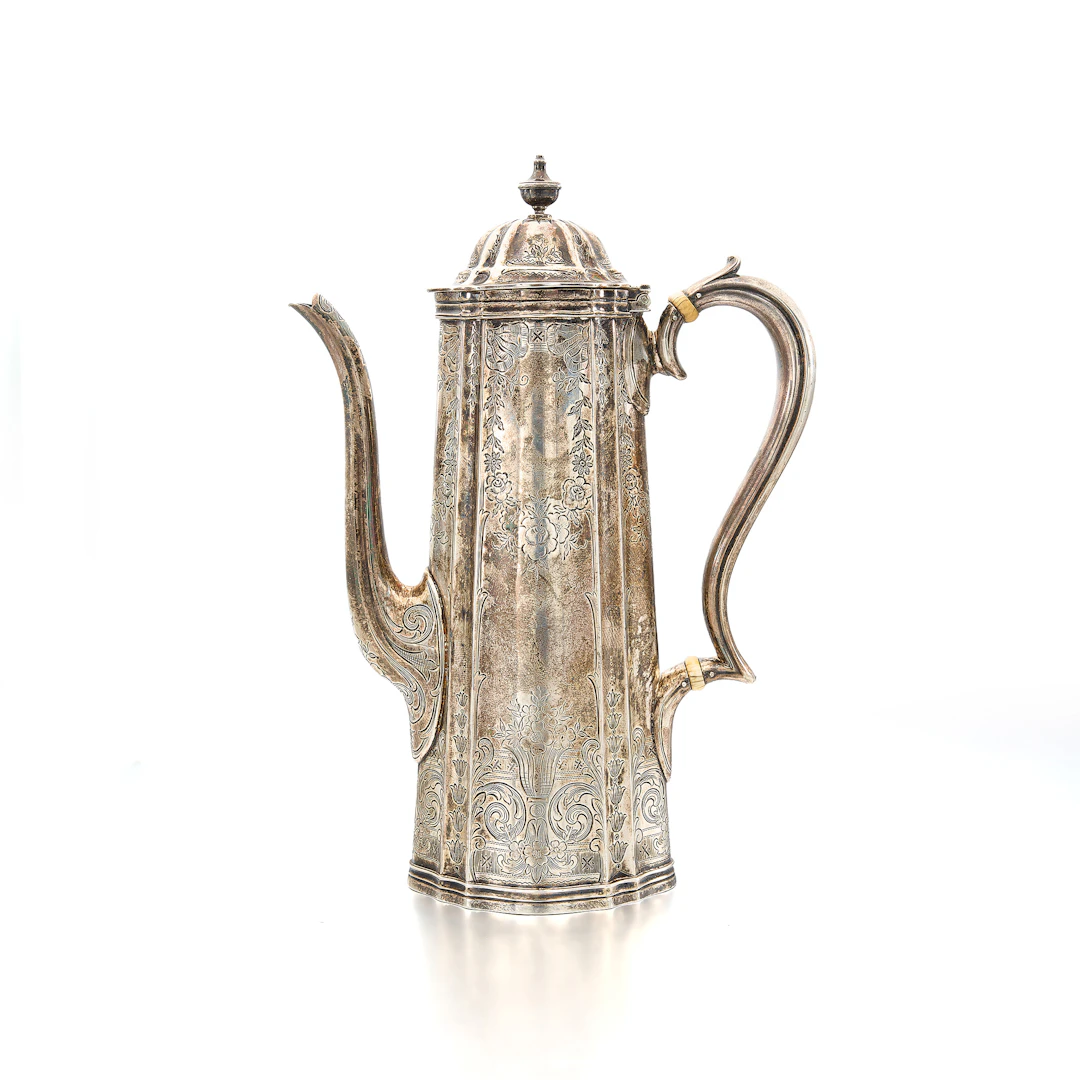 An Antique Sterling Silver Coffee Pot, Tiffany & Co., circa 1890