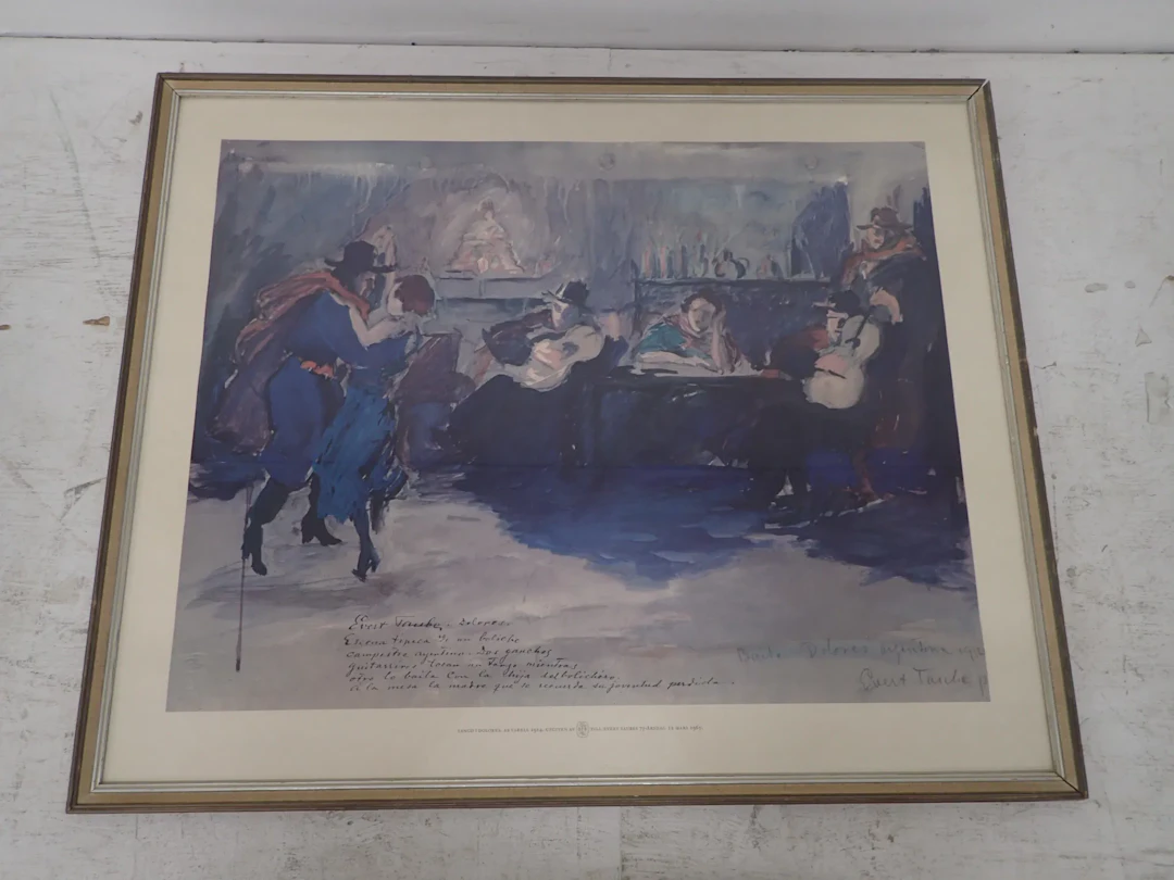Evert Taube tryck 50x65cm