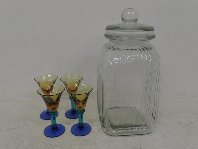 Glasburk,4st fotglas