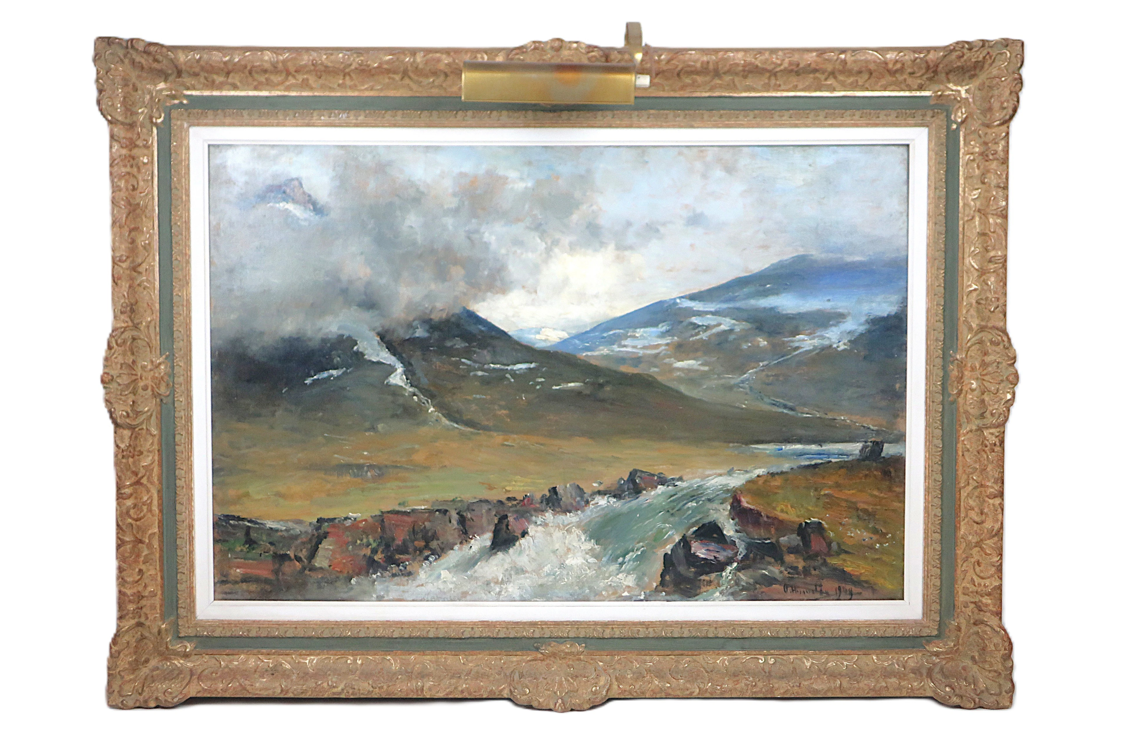 OLOF HERMELIN. "OFVAN TRÄDGRÄNSEN I LAPPLAND"