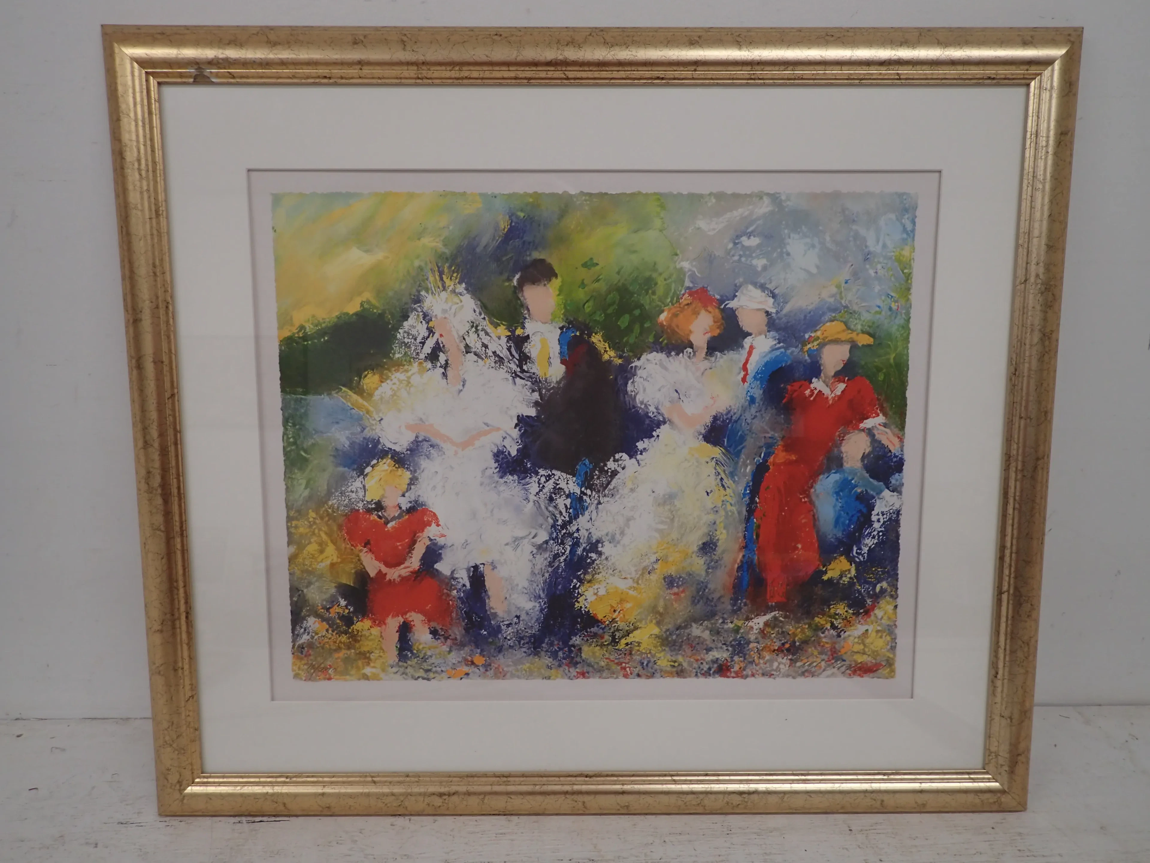 Karl Höglund litografi 40x52cm bildyta