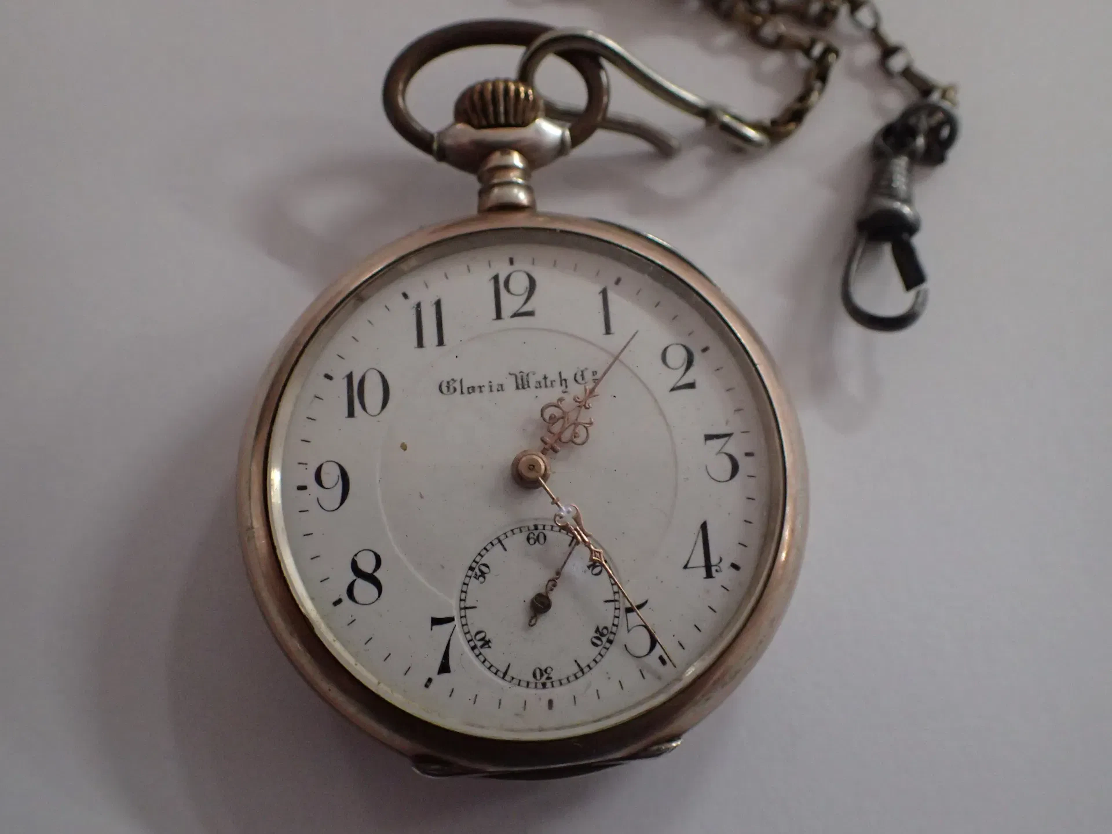 Fickur "Gloria Watch" i silver D:50mm