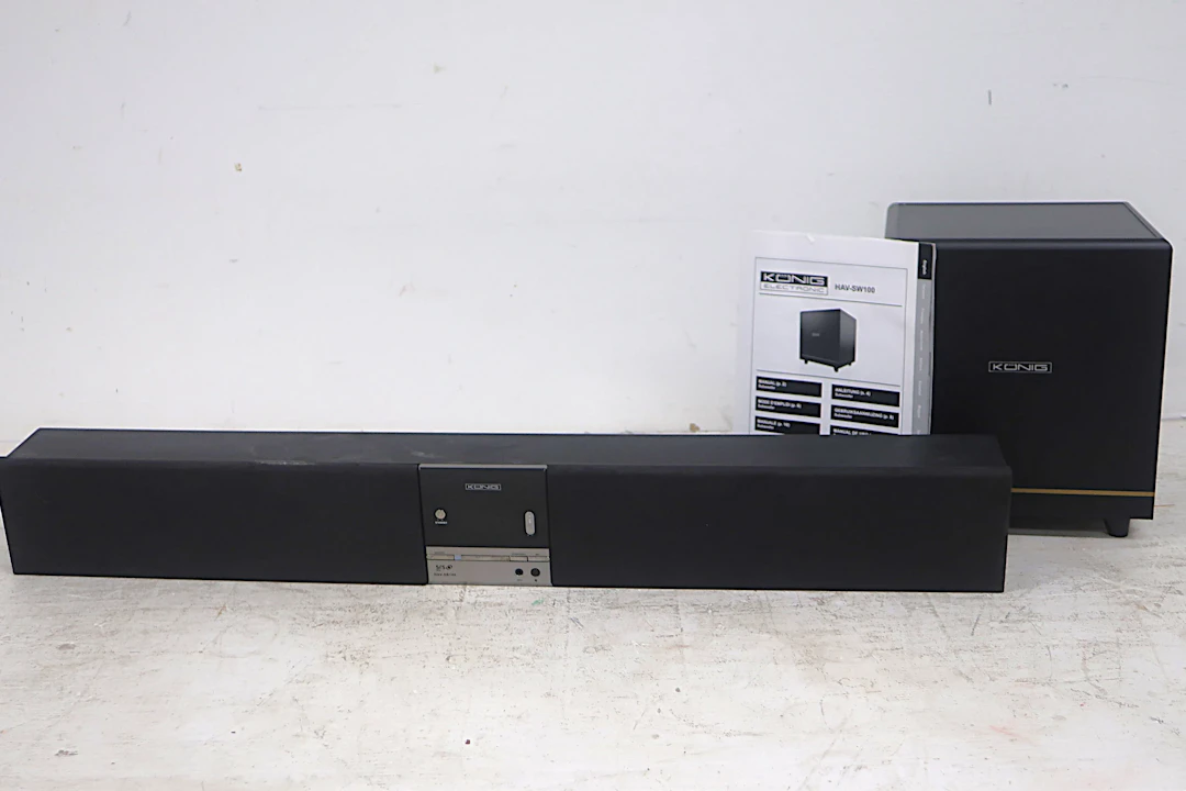 SOUNDBAR OCH SUBWOOFER KÖNIG