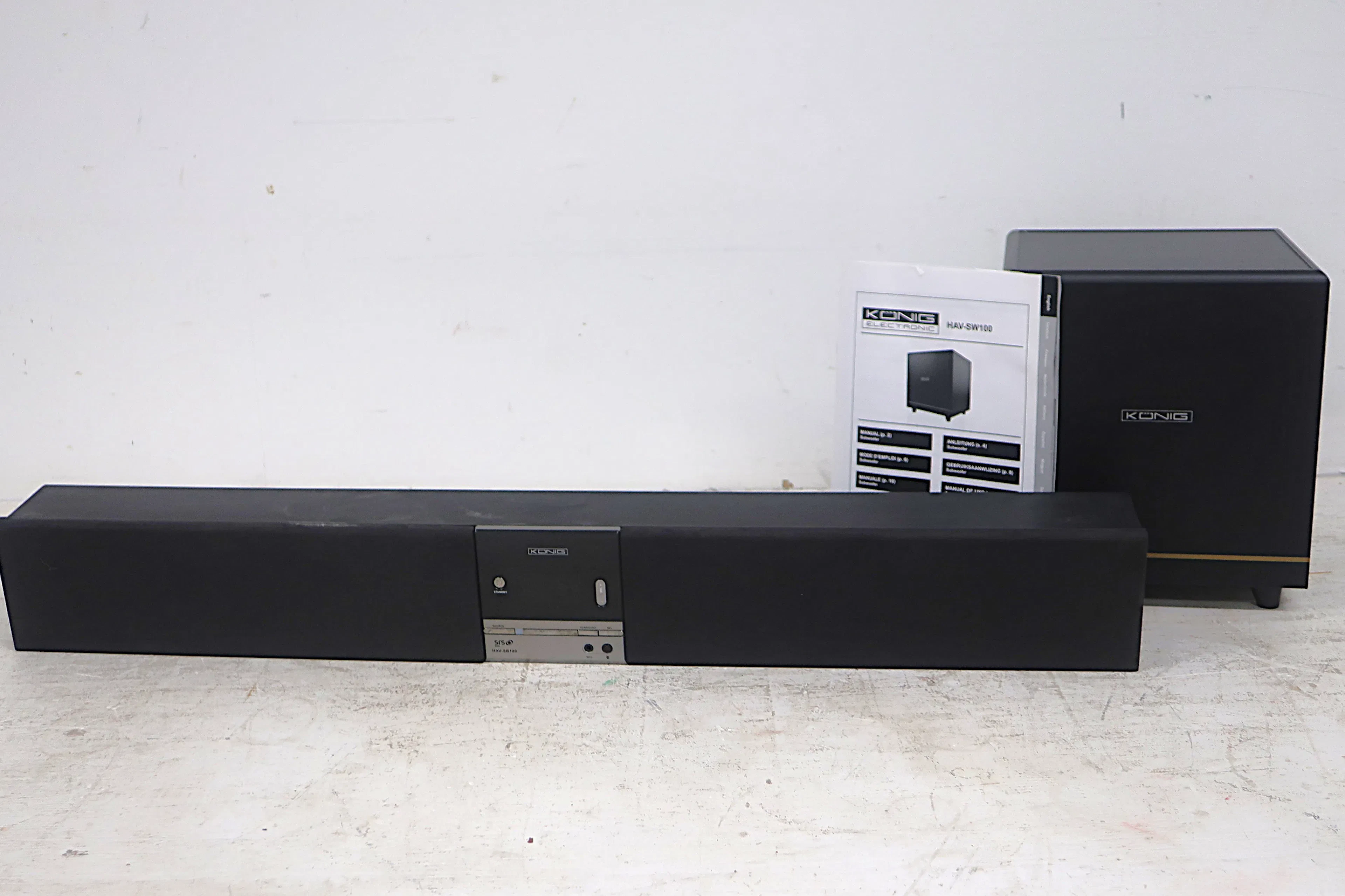 SOUNDBAR OCH SUBWOOFER KÖNIG