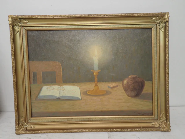 Otto Lindberg 1937 duk 48x68cm