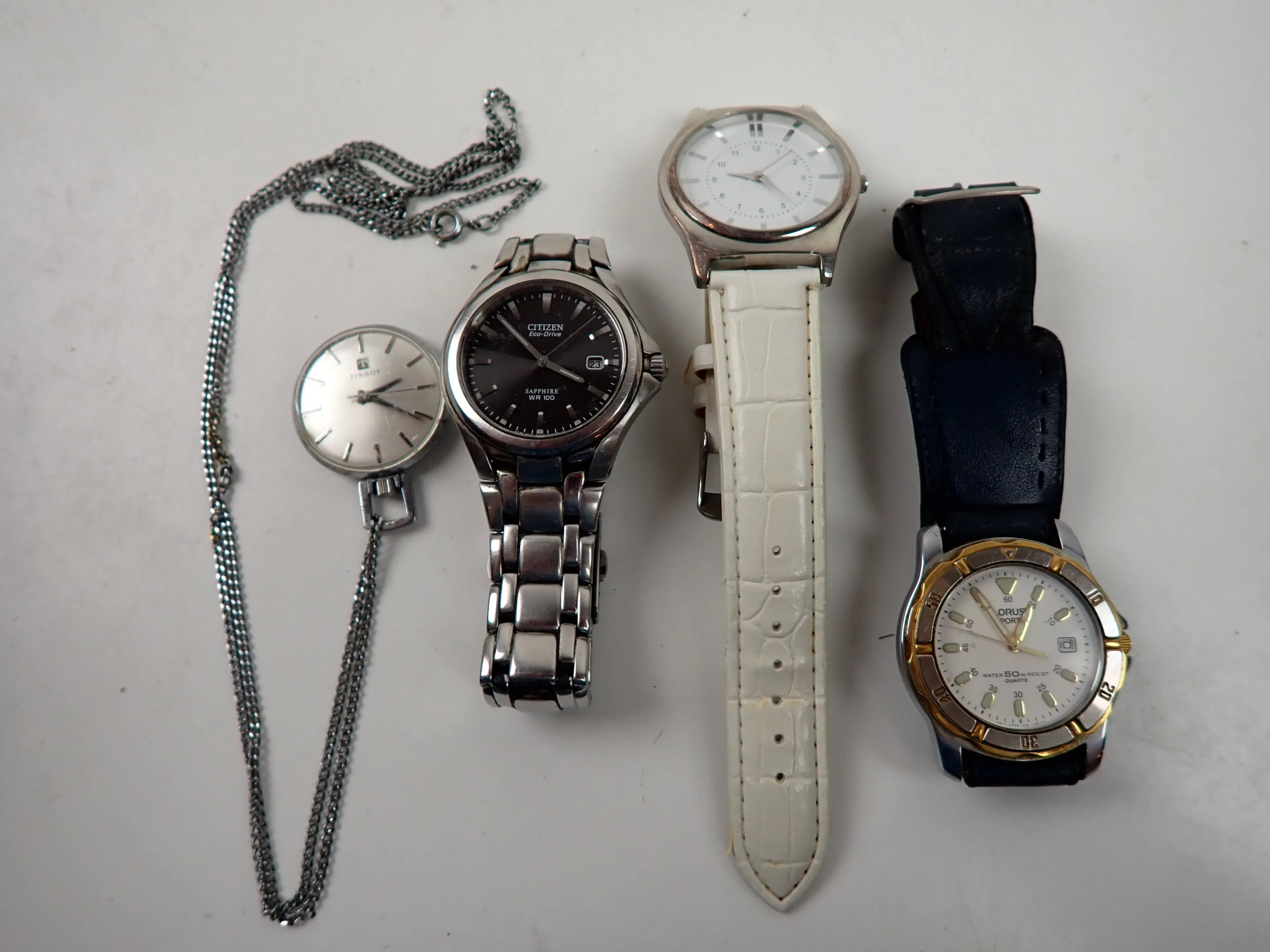 KLOCKOR bl a Citizen Eco-Drive +Tissot fickur