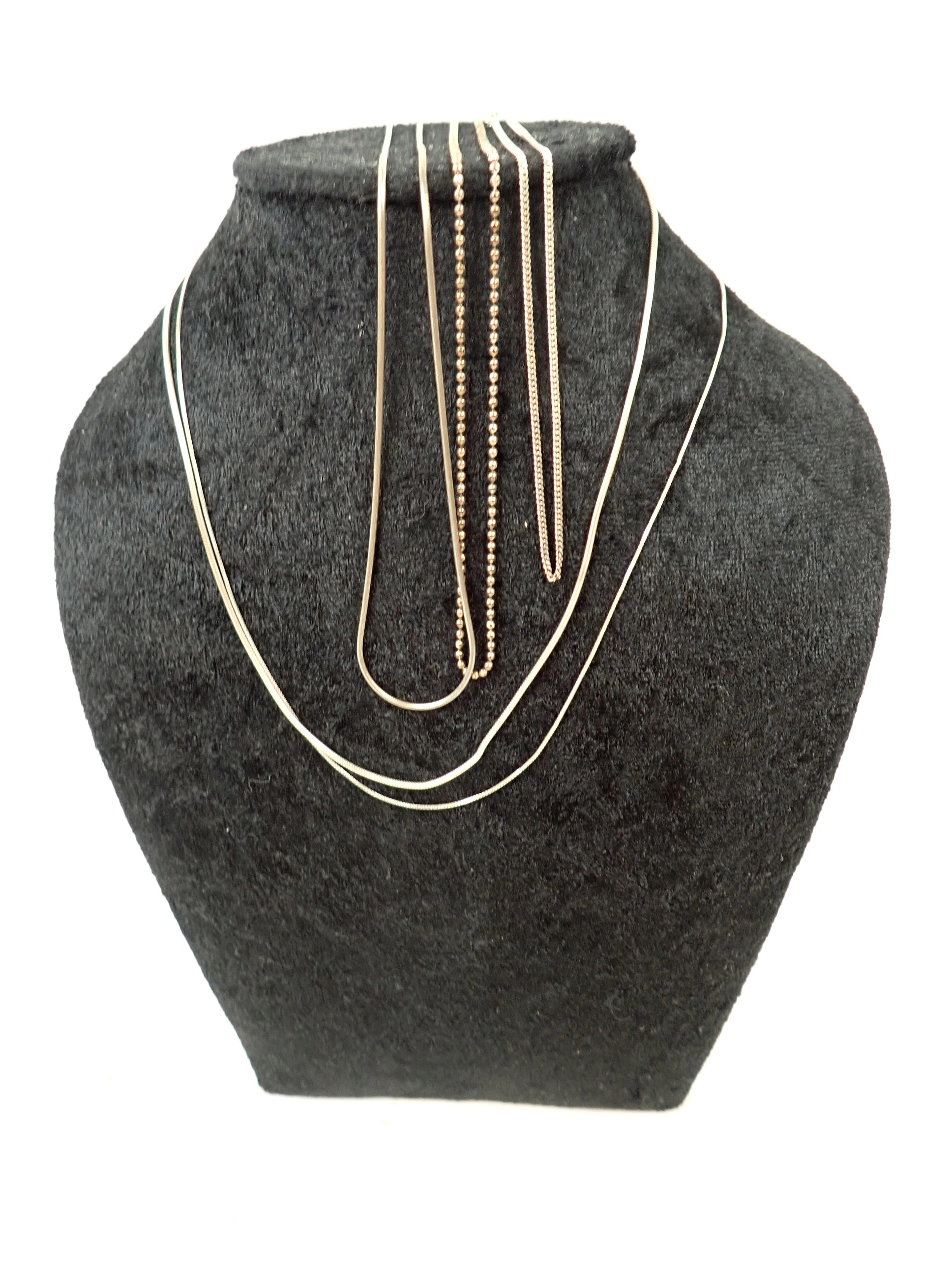 5 st SILVERHALSBAND
