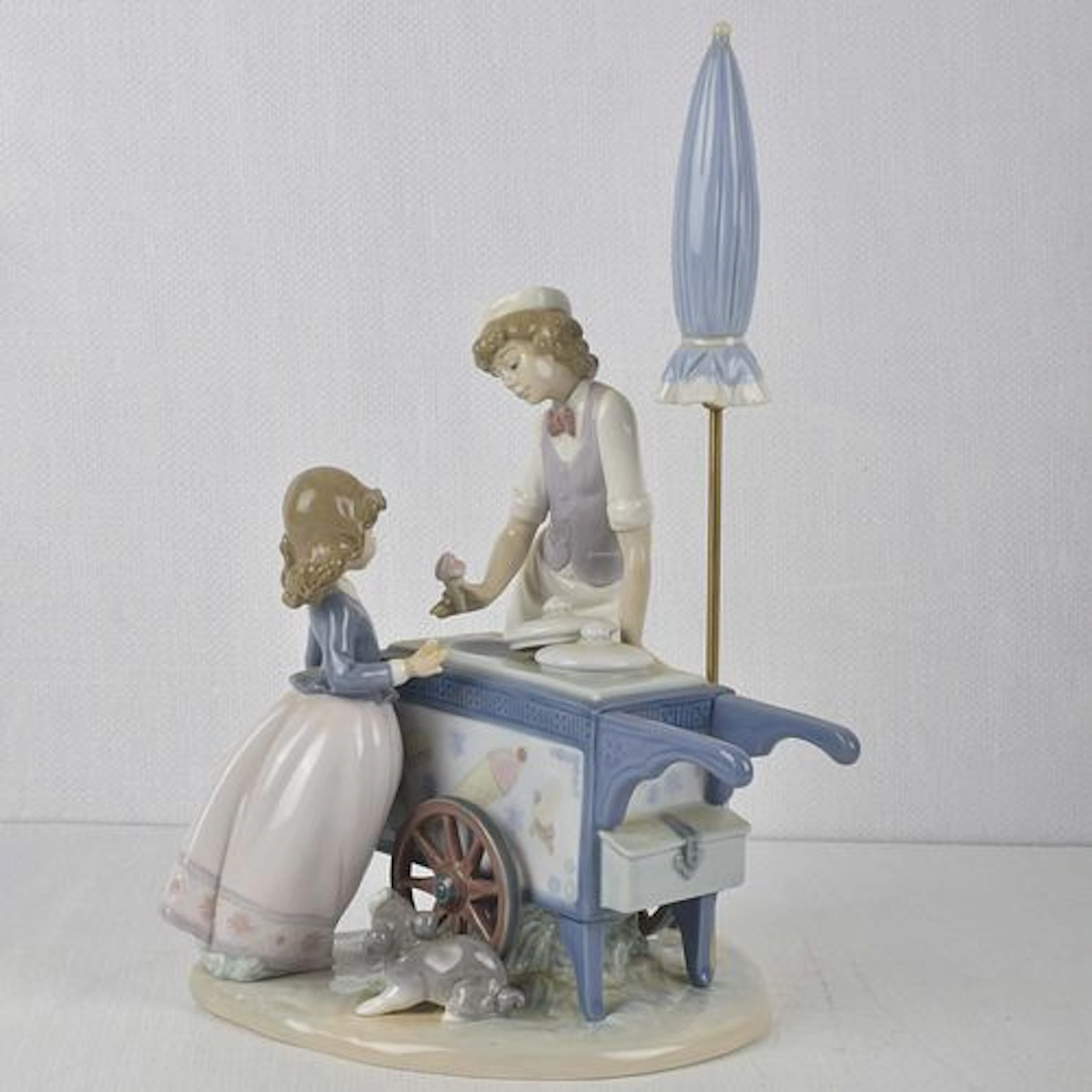 Lladro Spain "Ice Cream Vendor"