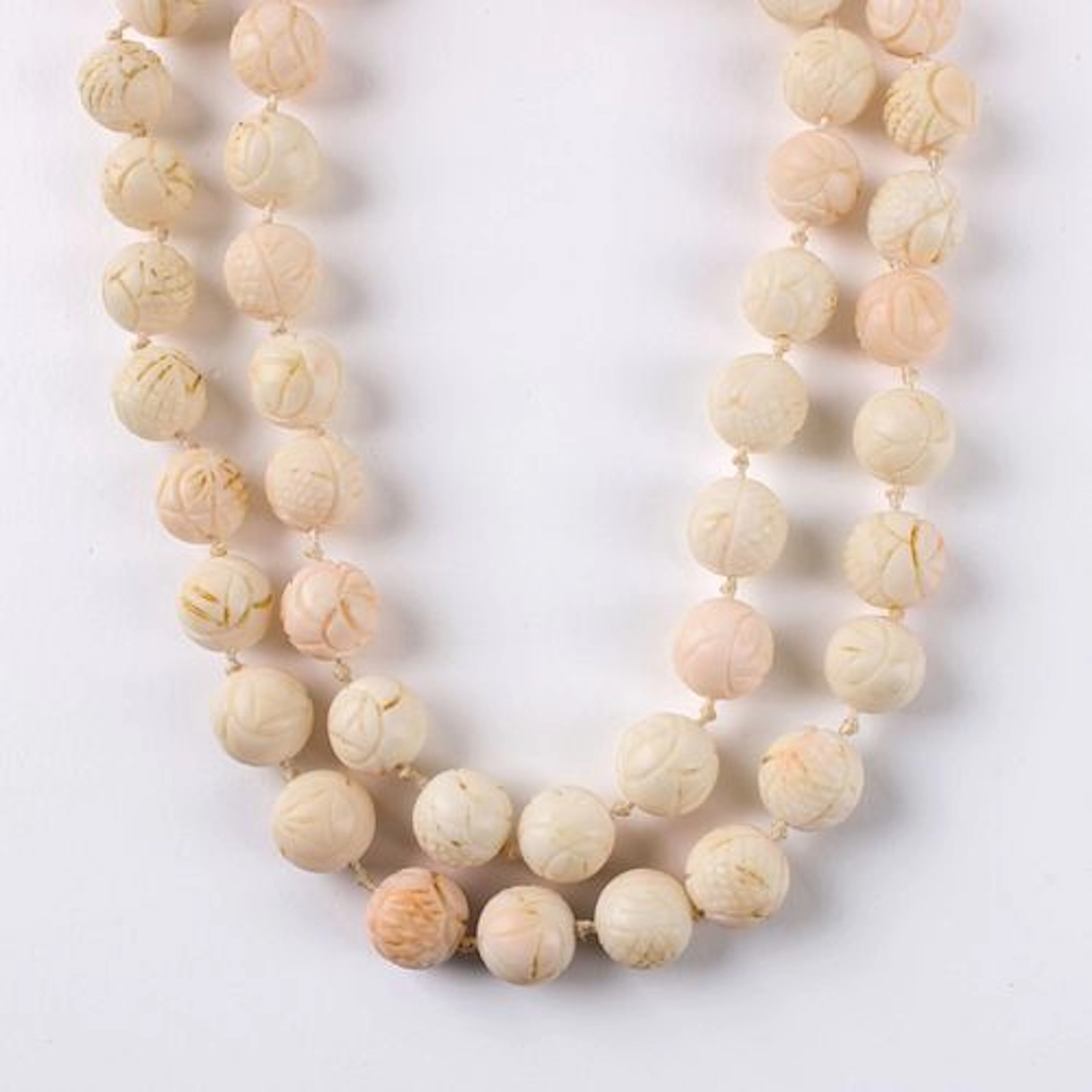 Angel Skin Coral and 14K Necklace