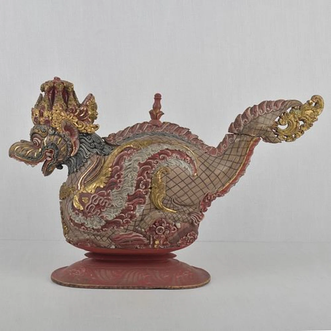 Balinese Painted Carved Box