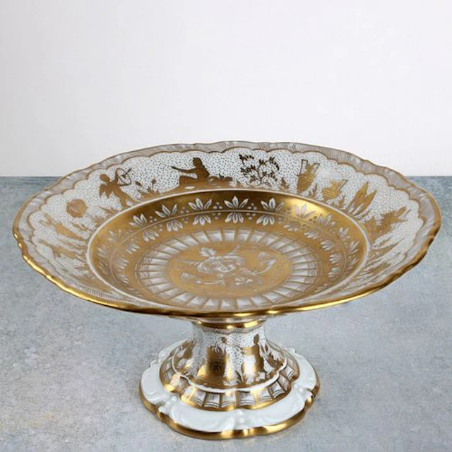 Tiffany & Co Hand Painted Compote