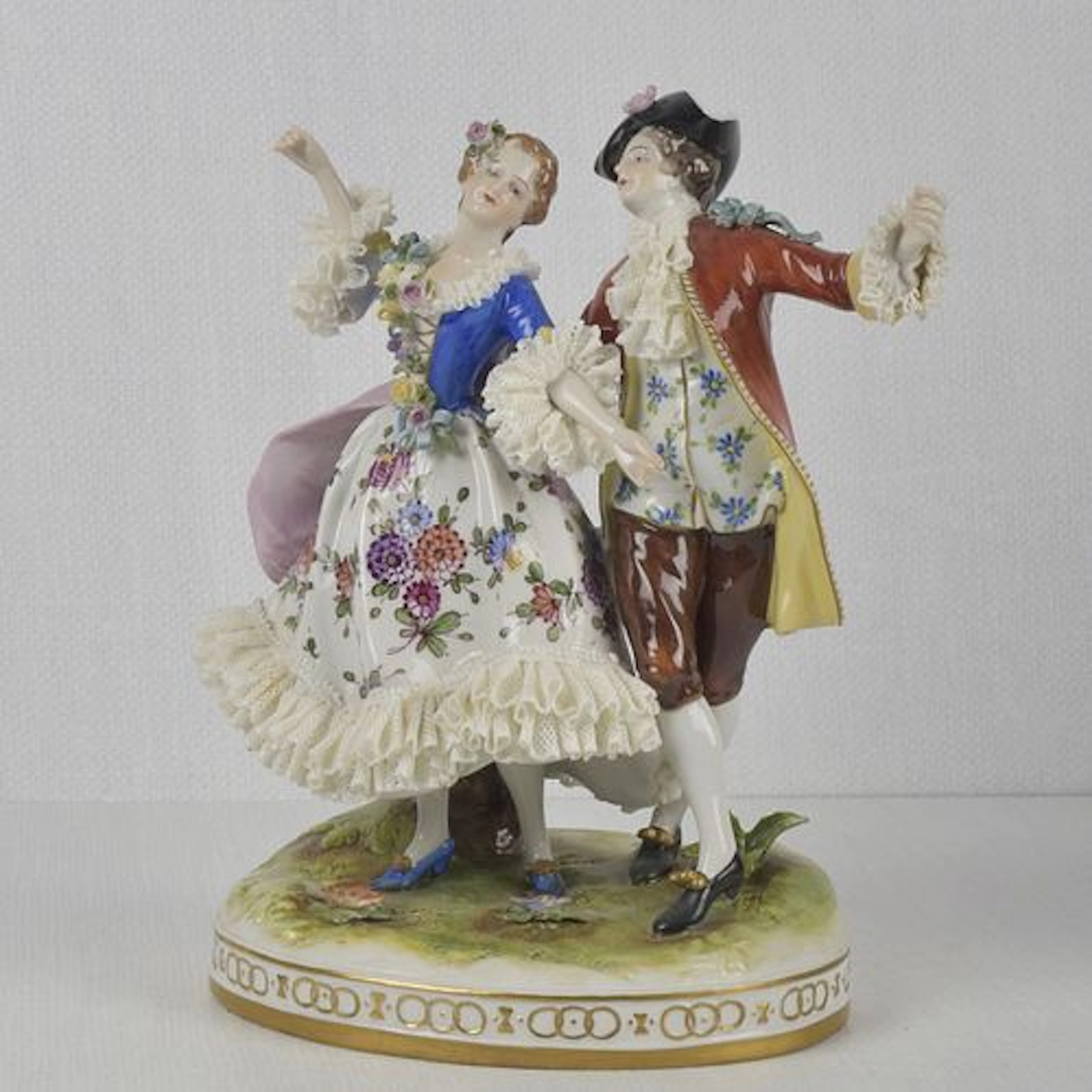 German Rudolstadt Volkstedt Figure
