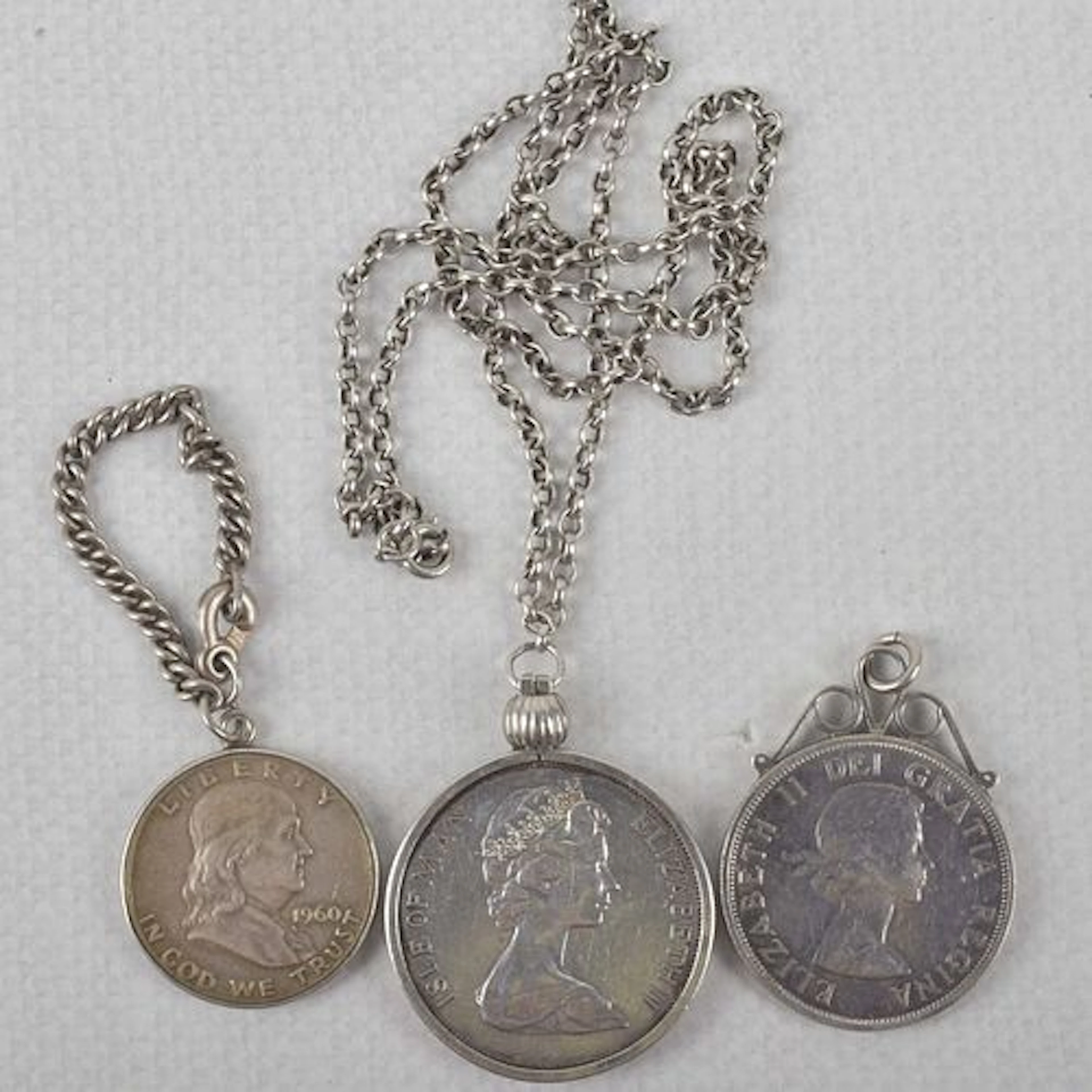 Silver Coin Pendants