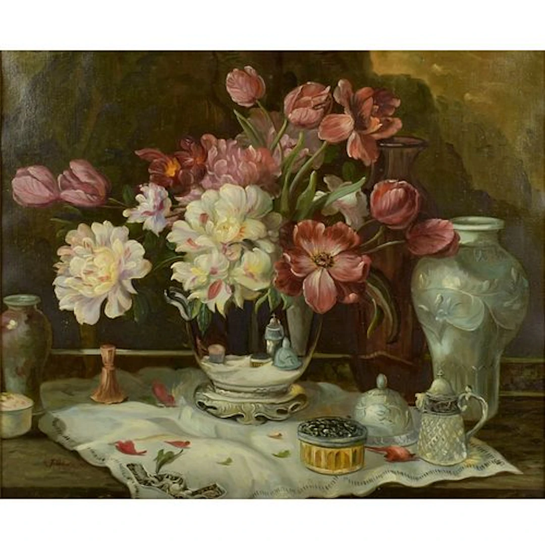 Still Life with Flowers O/C