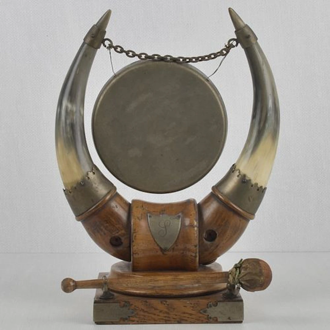 Antique Cattle Horn Gong