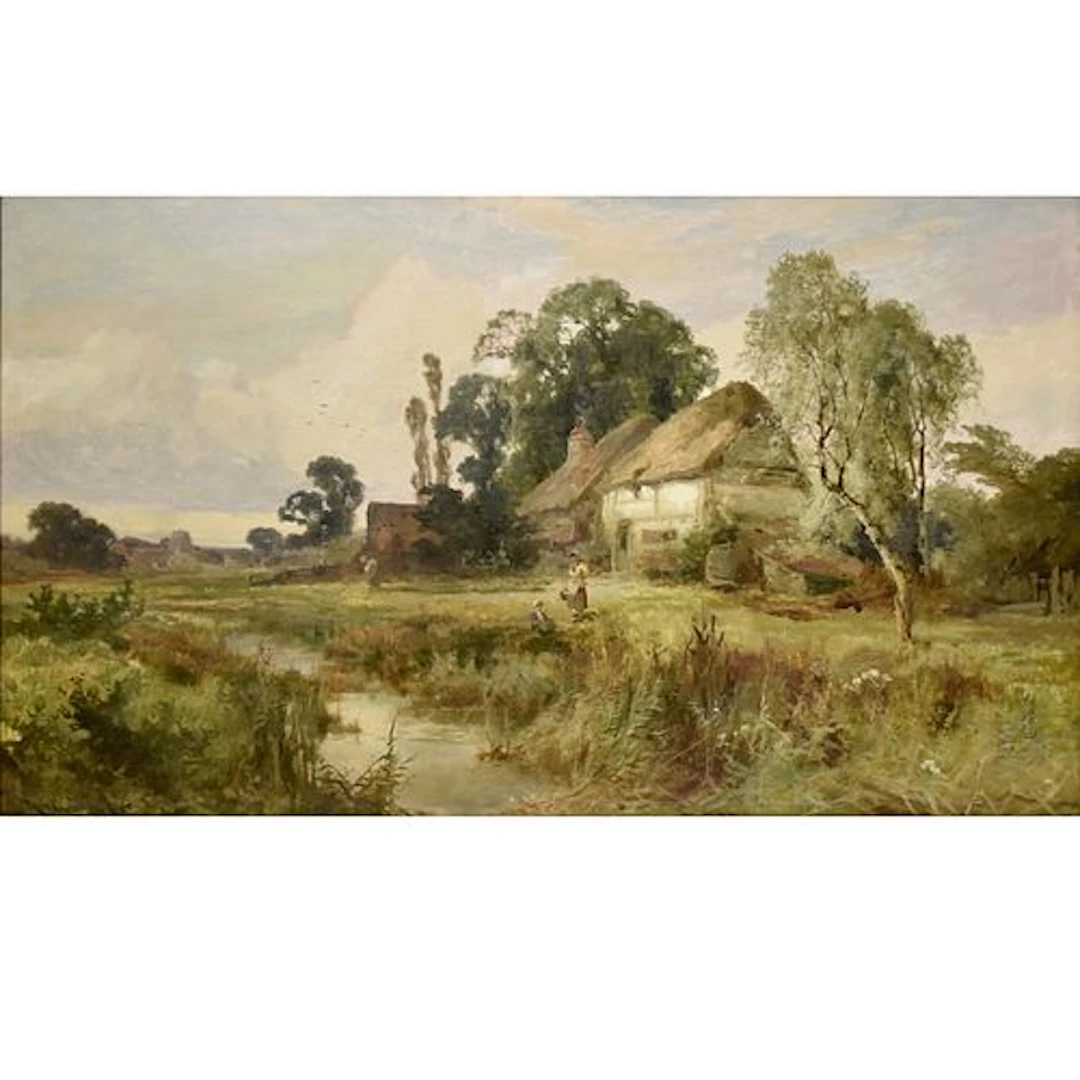 Oil on Canvas Landscape Painting