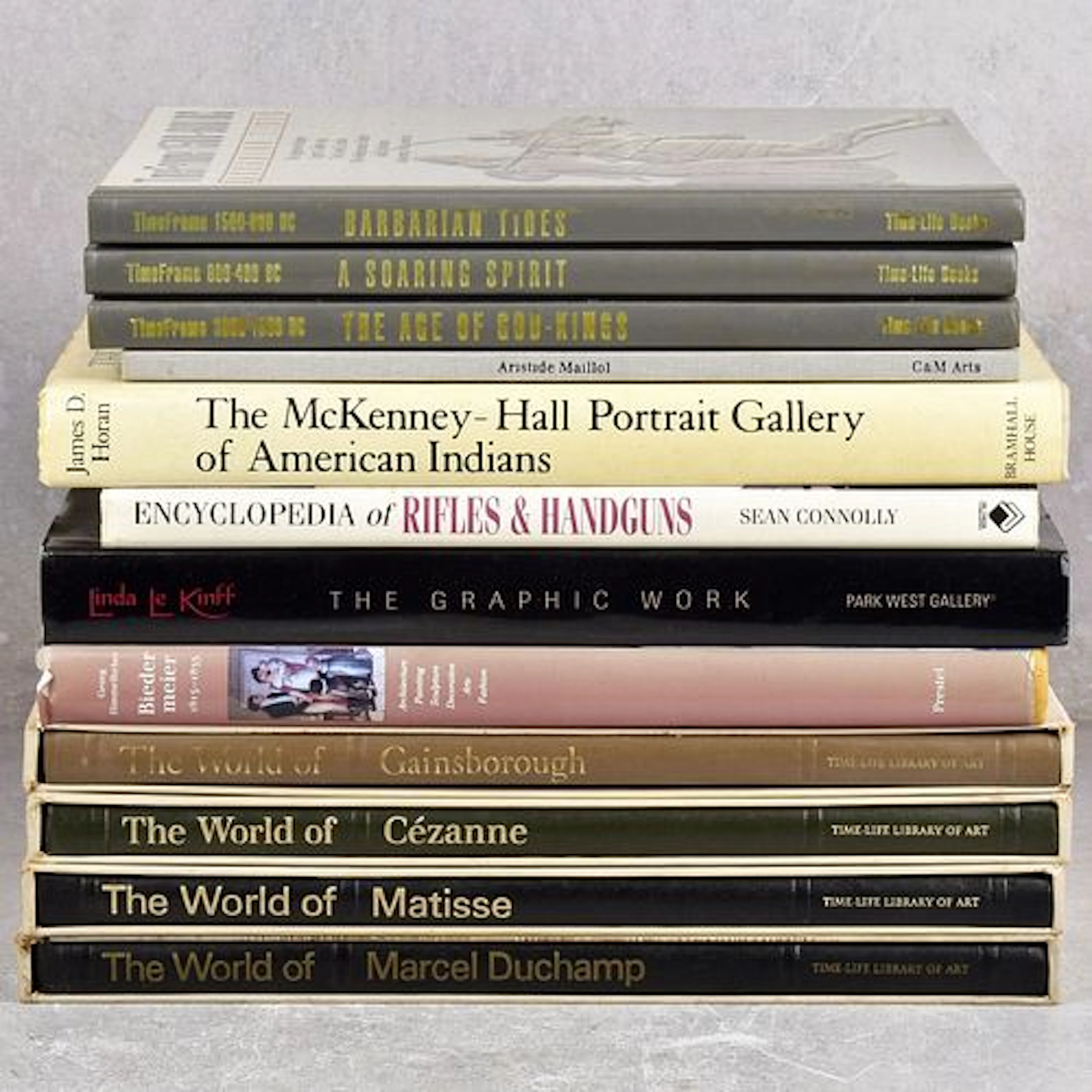 Assortment of Various Art Books