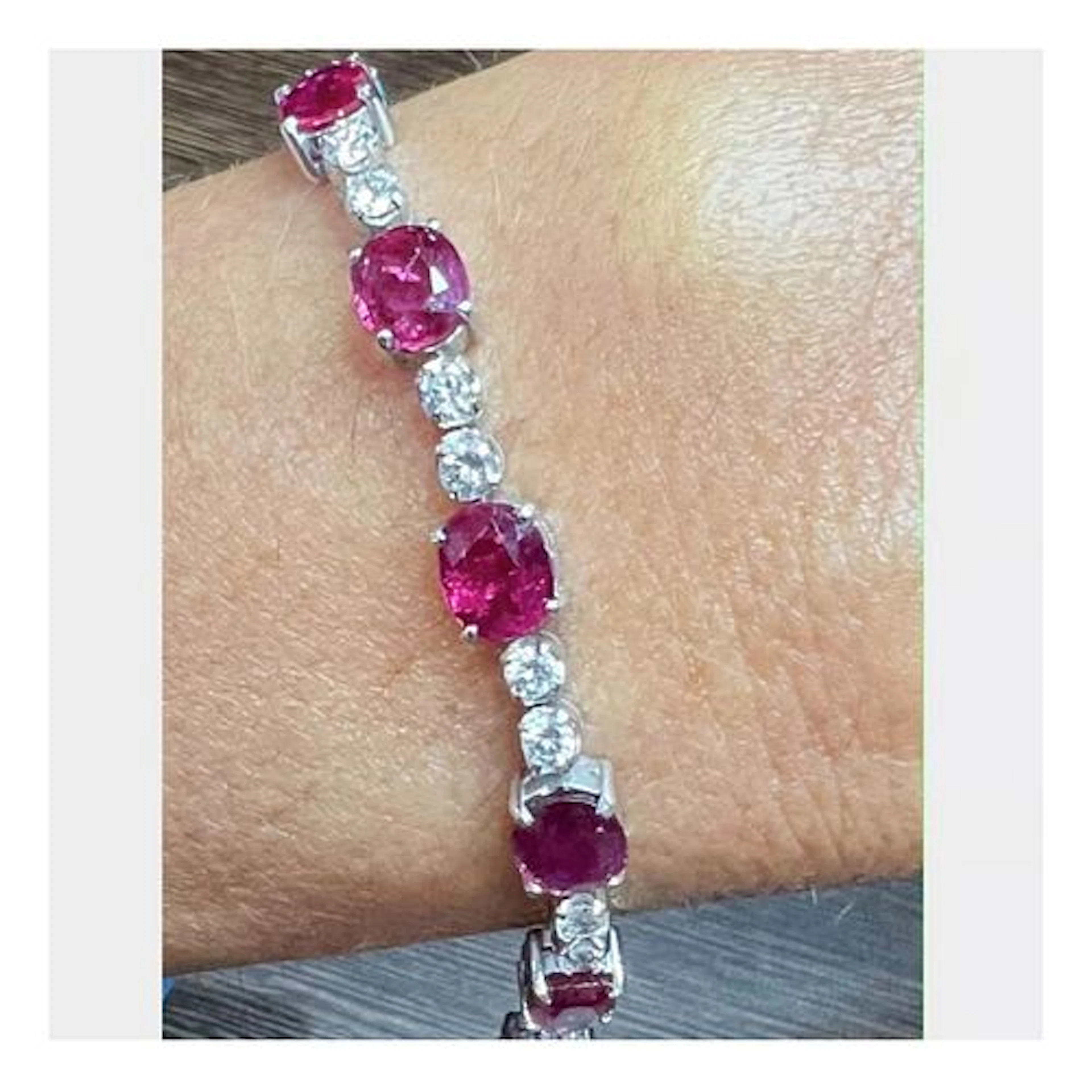 Ruby Diamond and 18K Bracelet