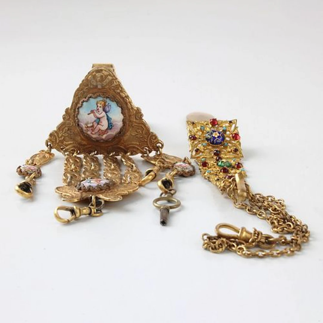 19th C French Chatelaines