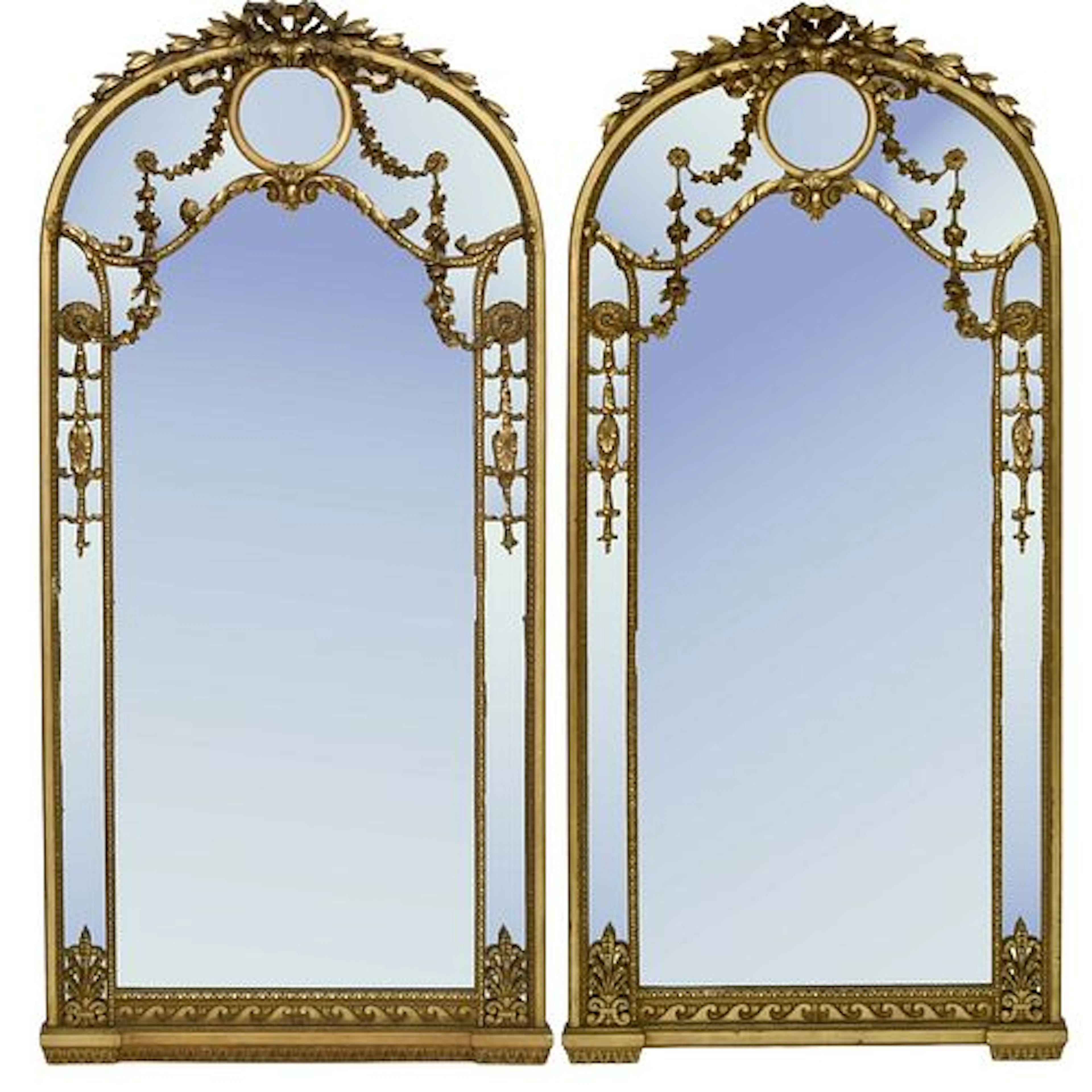 Rococo Style Carved Mirrors