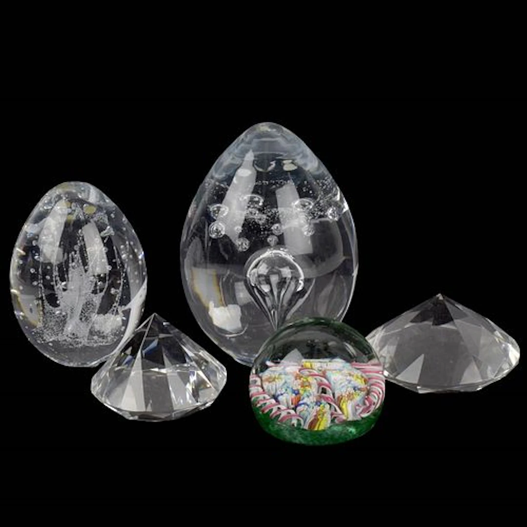 Collection of Art Glass Paperweights