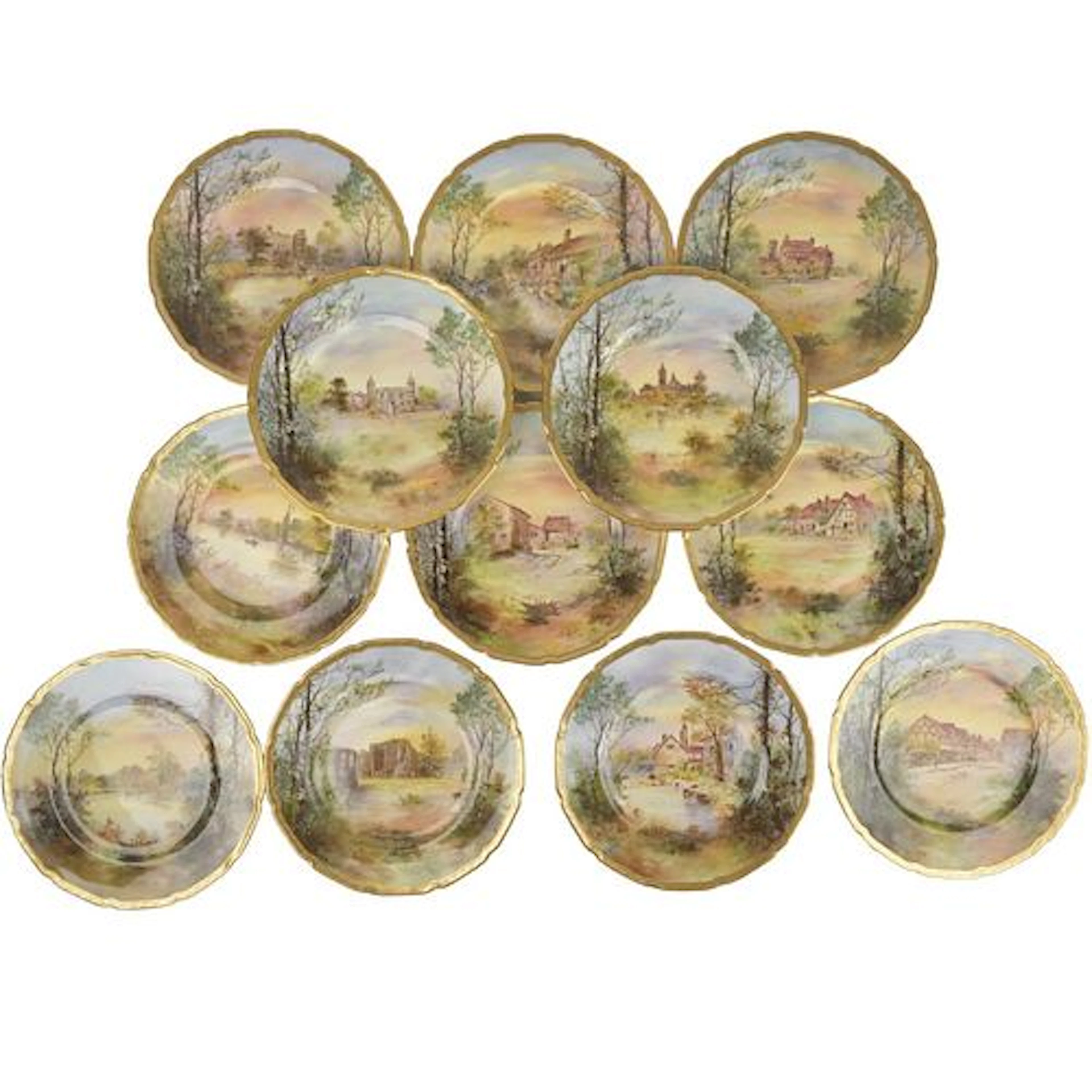 Royal Doulton England Cabinet Plates