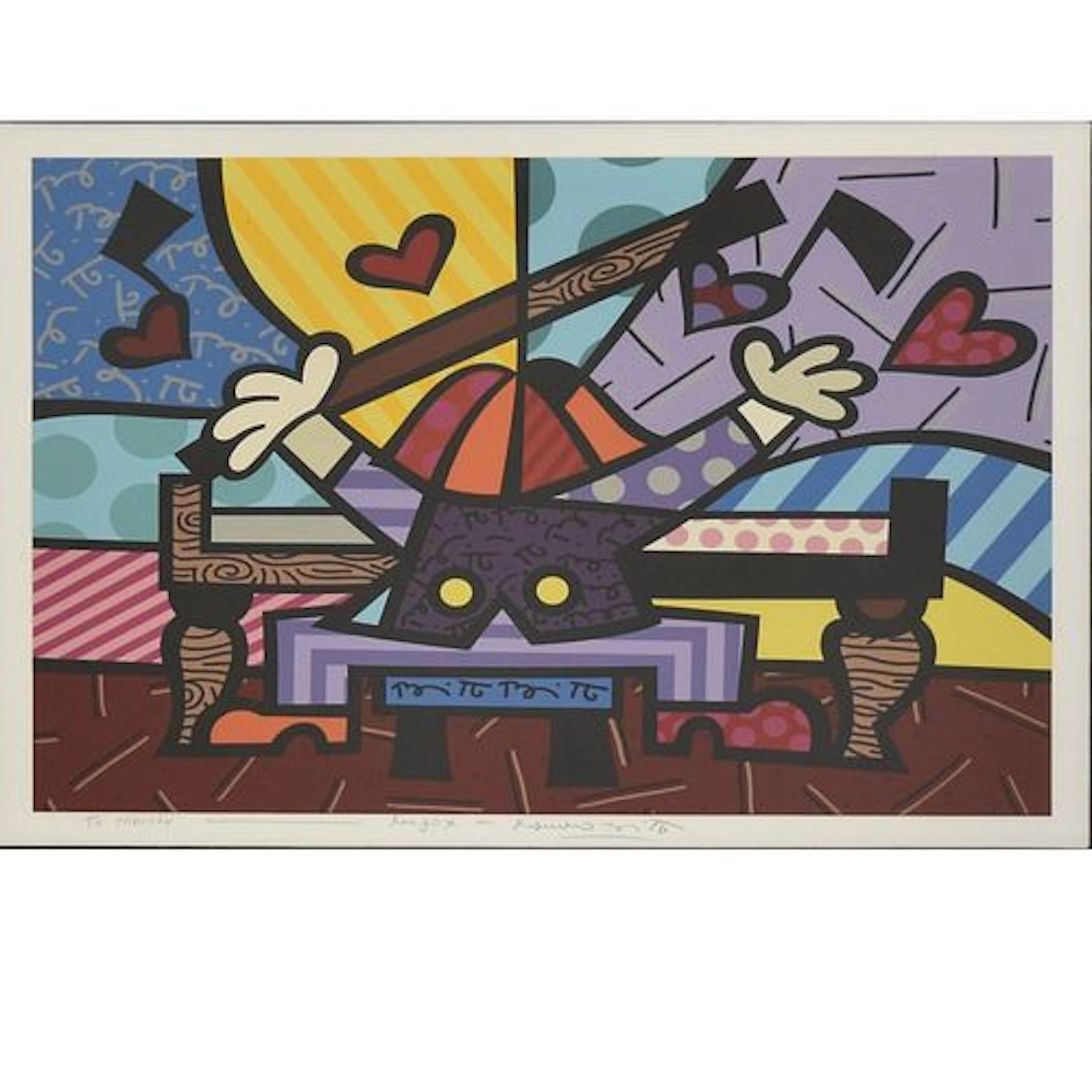 Romero Britto, Brazilian (b 1963)