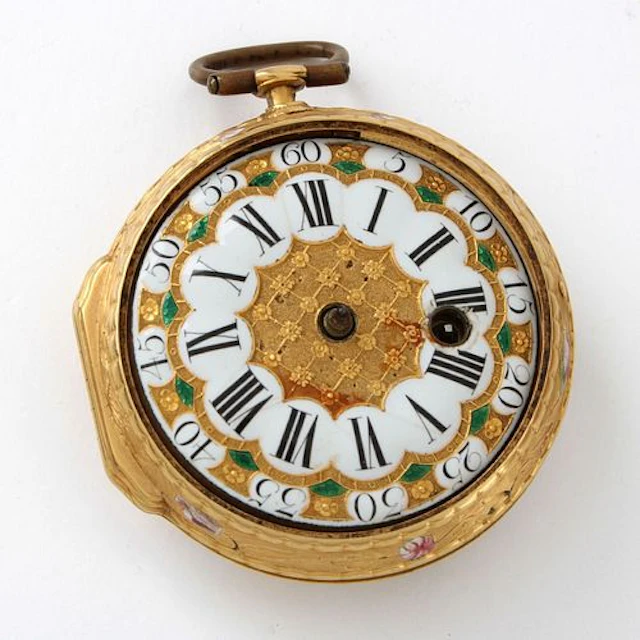 18th C 20K and Enamel Watch