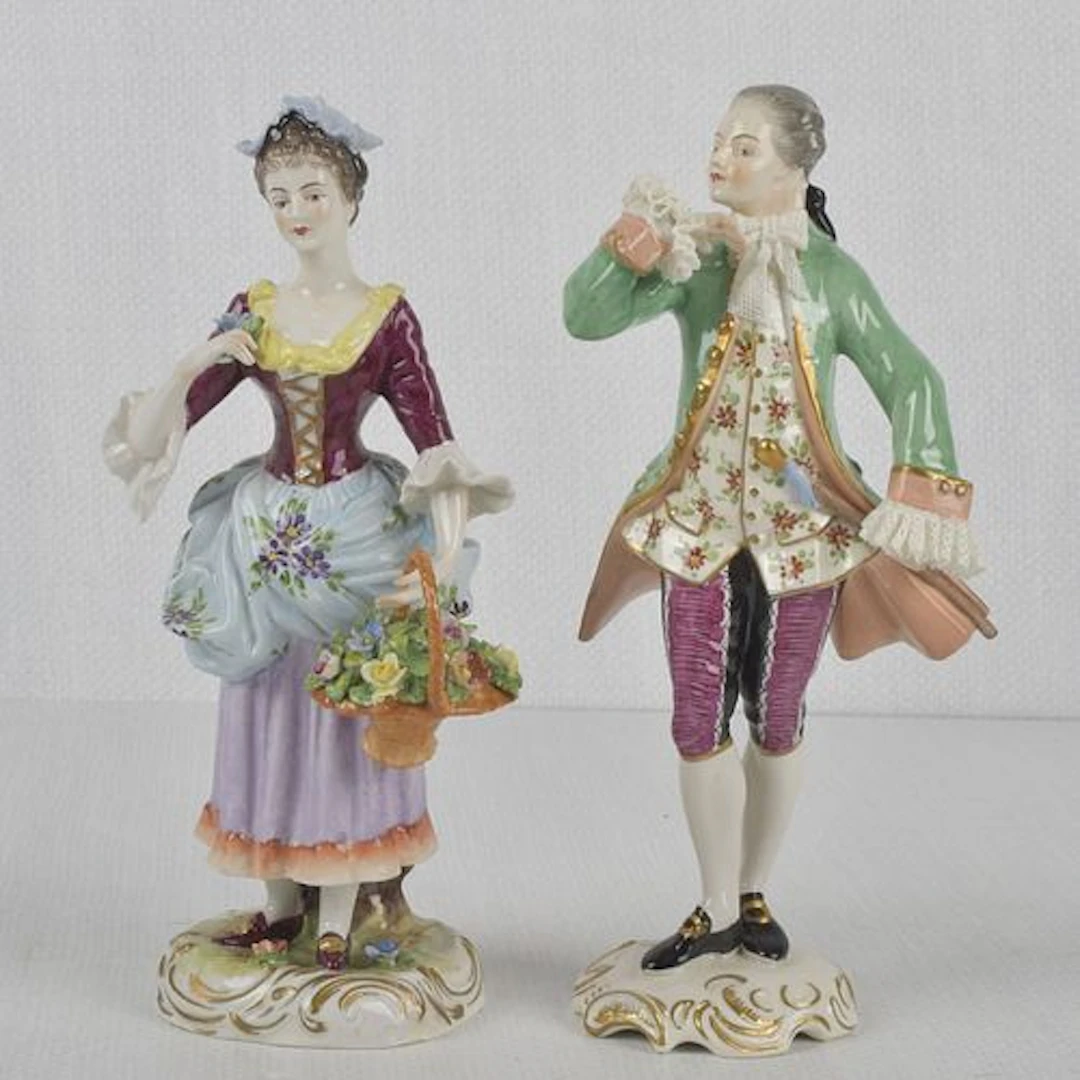 German Rudolstadt Volkstedt Figures