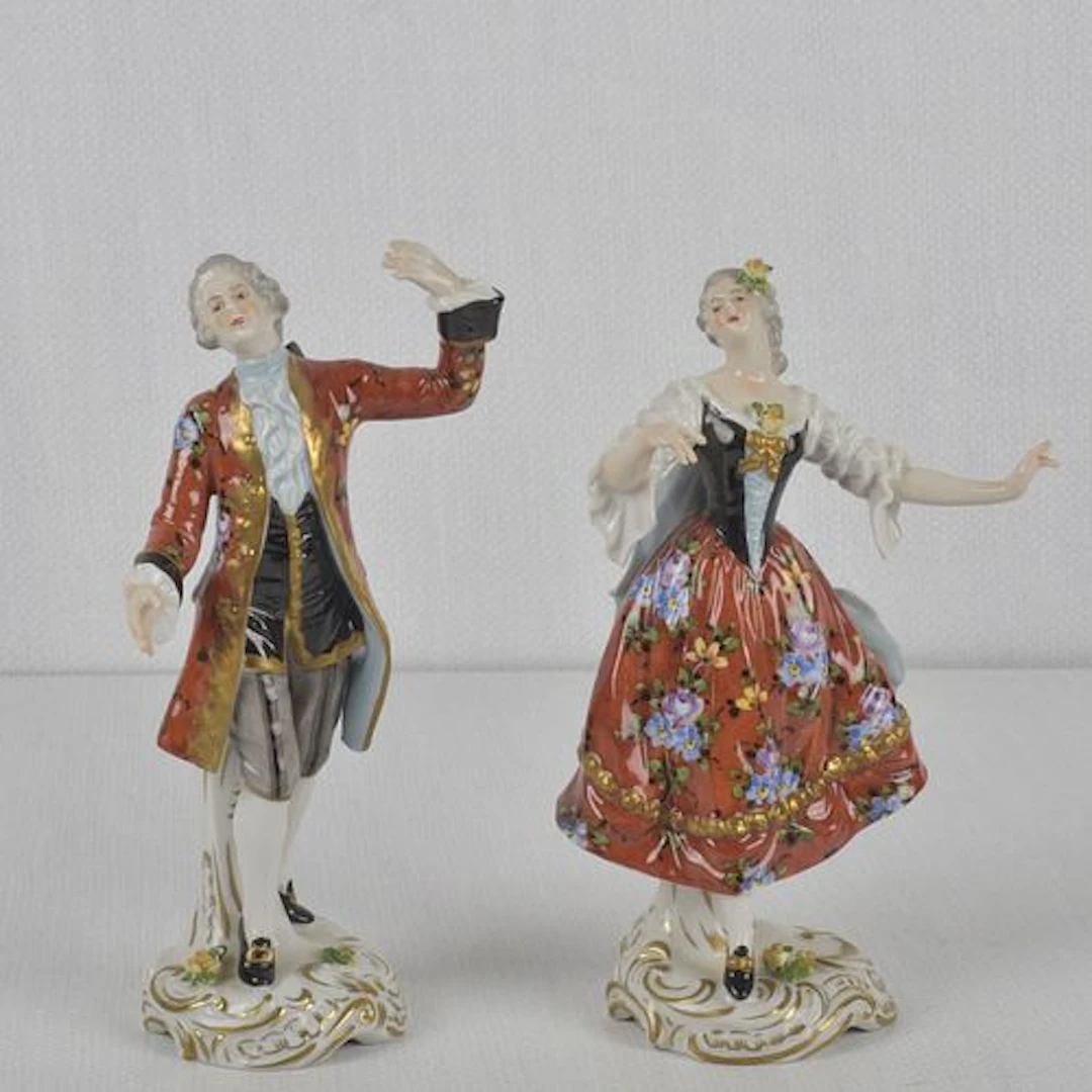 German Rudolstadt Volkstedt Figures