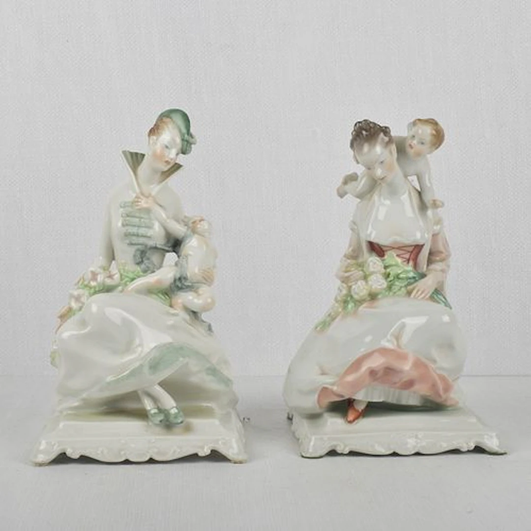 Hungarian Herend Porcelain Figurines