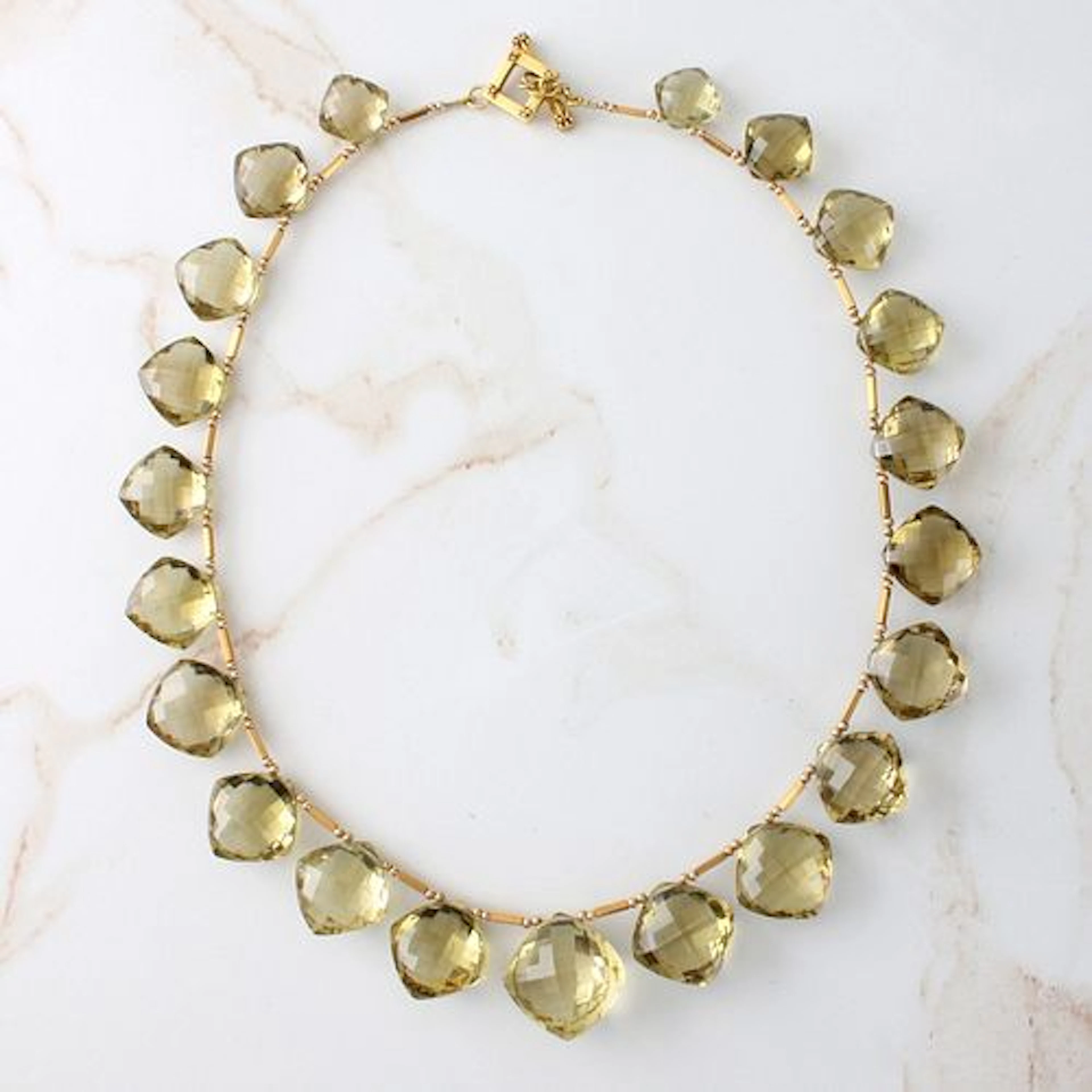 Citrine and 18K Necklace