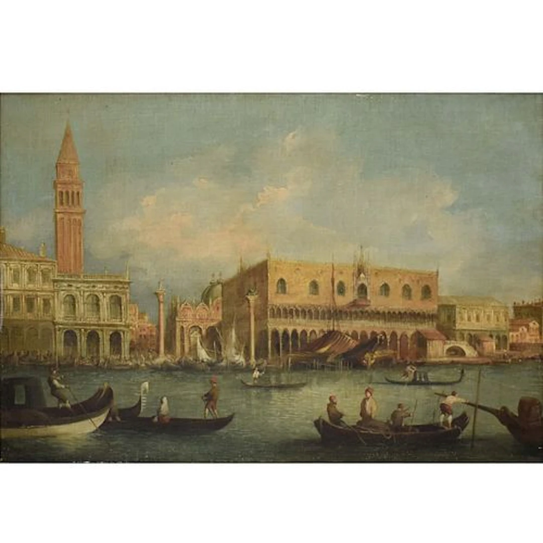 Vintage Italian Venice Cityscape