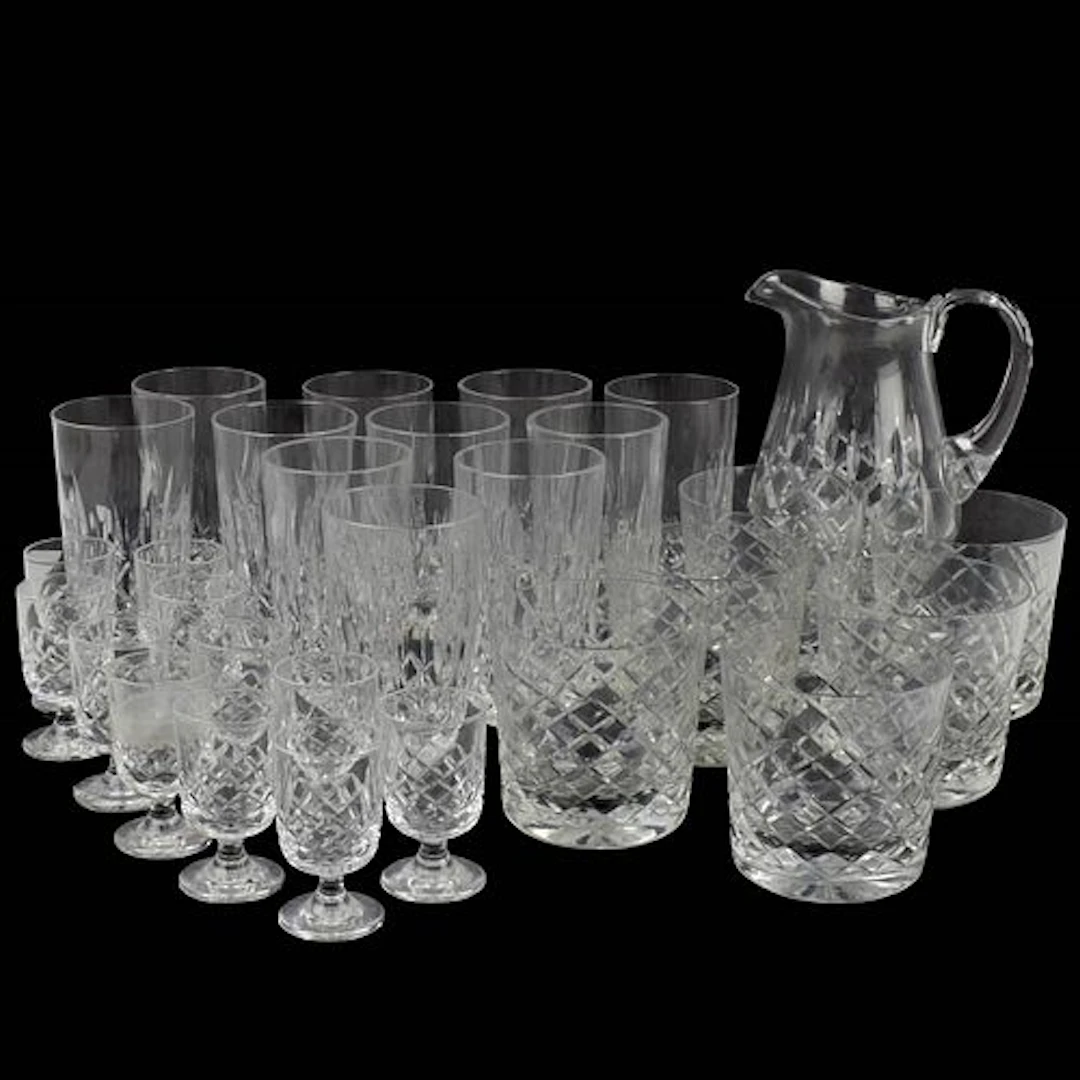 Vintage Irish Rose Crystal Glassware