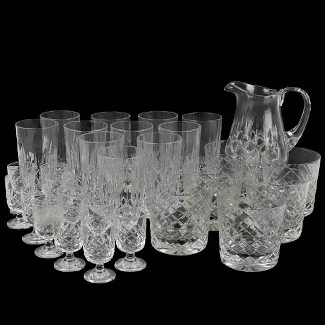Vintage Irish Rose Crystal Glassware